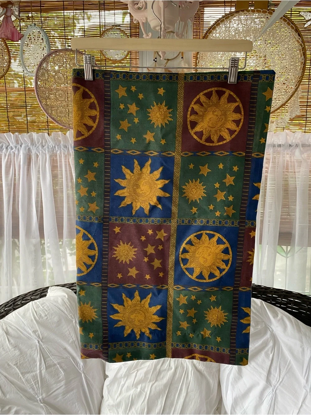 Vintage 90’s Westpoint Stevens Celestial Pillow Sham Set🌞RARE